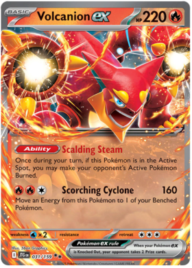 Volcanion ex - 031/159 (JTG) Double Rare