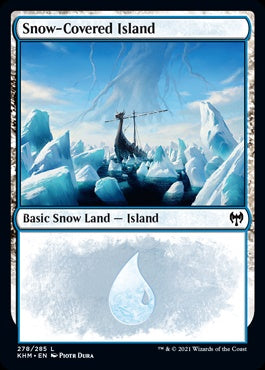 Snow-Covered Island [#278] (KHM-C)