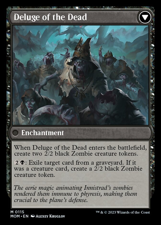 Invasion of Innistrad // Deluge of the Dead [