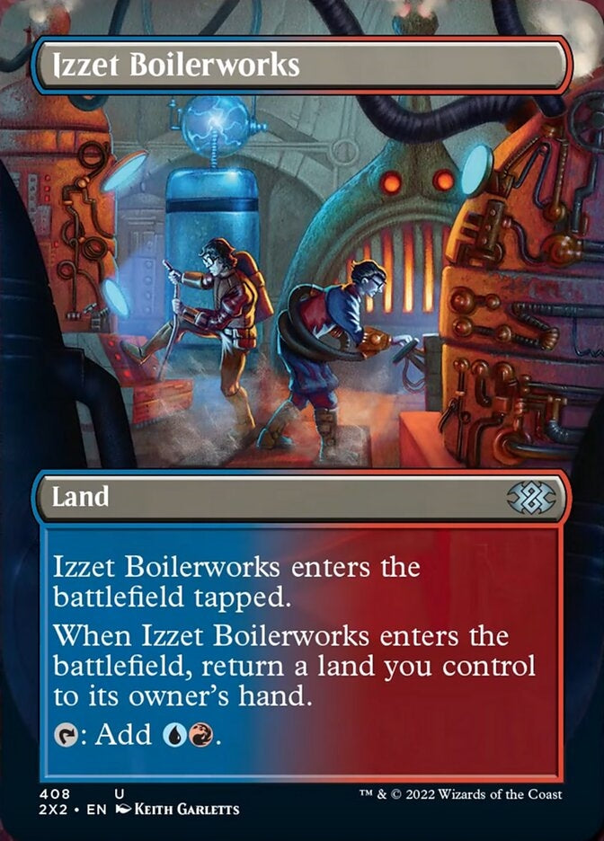 Izzet Boilerworks [#408 Alternate-Art Borderless] (2X2-U)