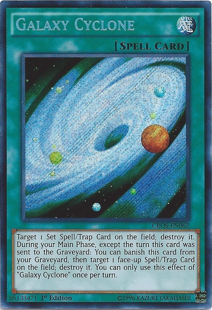 Galaxy Cyclone (CROS-EN062) Secret Rare - Near Mint 1st Edition