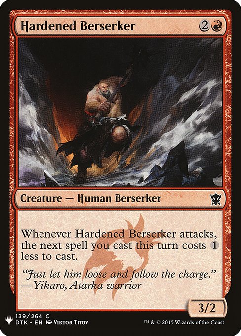 Hardened Berserker [Mystery Booster #0973] (DTK-C)