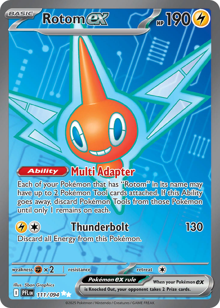 Rotom ex - 111/094 (PFL) Ultra Rare