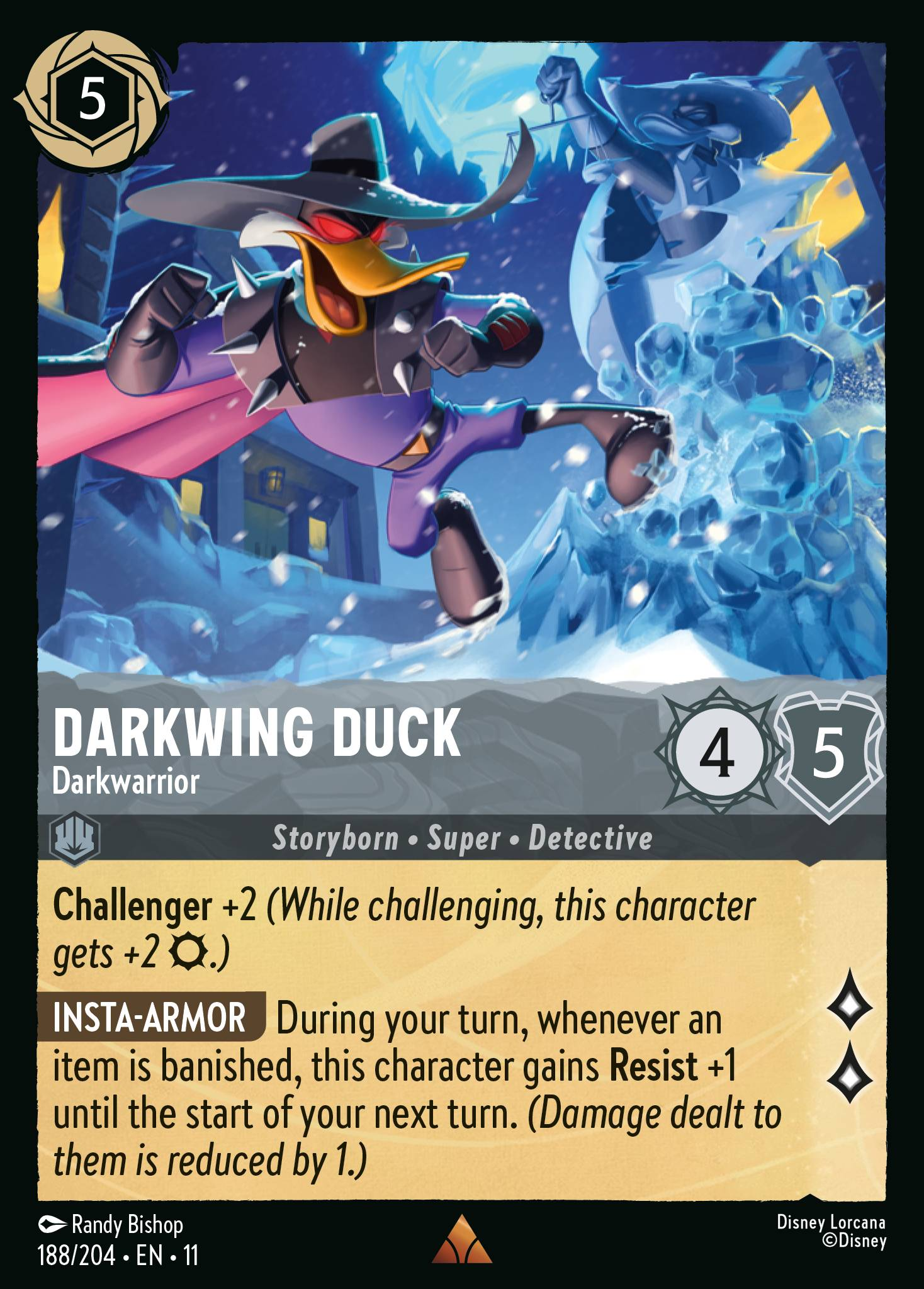 Darkwing Duck - Darkwarrior (188/204 - Winterspell)  Rare