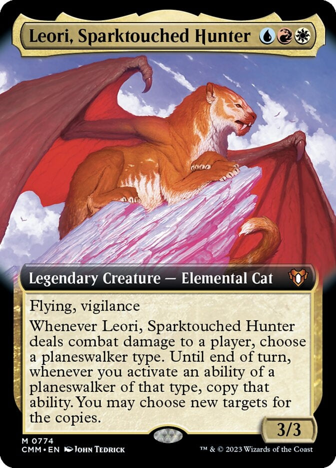 Leori, Sparktouched Hunter [#0774 Extended Art] (CMM-M)