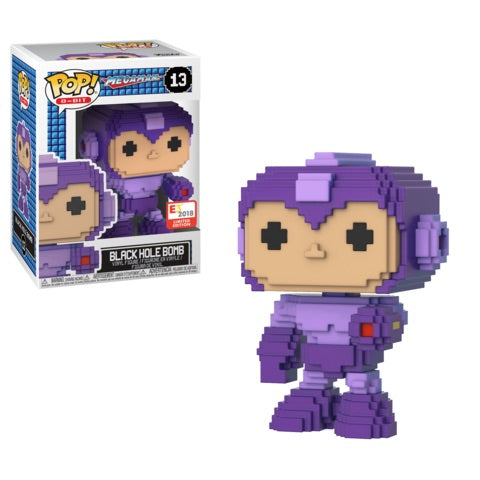 POP Figure: Megaman #0013 - Black Hole Bomb (2018 E3 Convention Exclusive) (Glow)