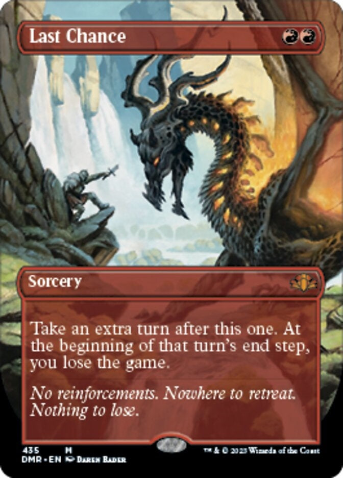 Last Chance [#435 Alternate Art Borderless] (DMR-M)