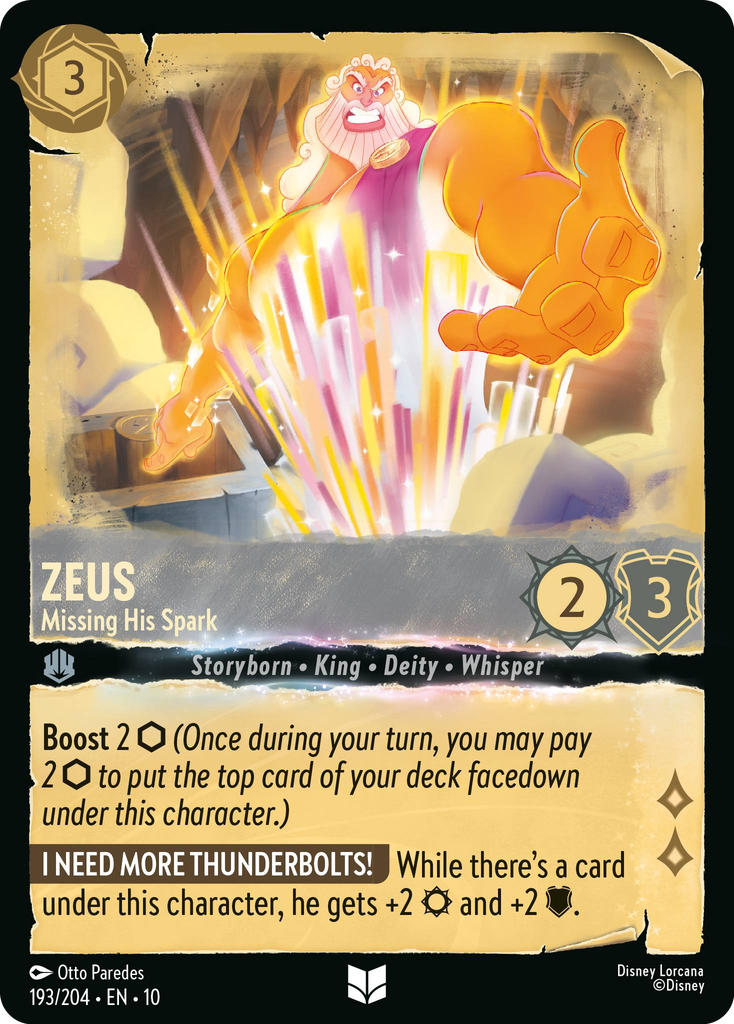 Zeus - Missing His Spark (193/204 - Whispers in the Well) Uncommon