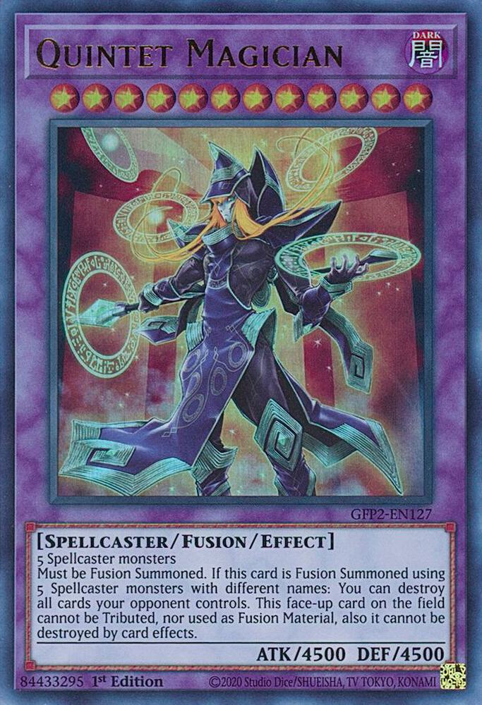 Quintet Magician (GFP2-EN127) Ultra Rare - Near Mint 1st Edition