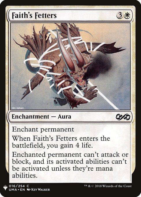 Faith's Fetters [Mystery Booster #0105] (UMA-C)