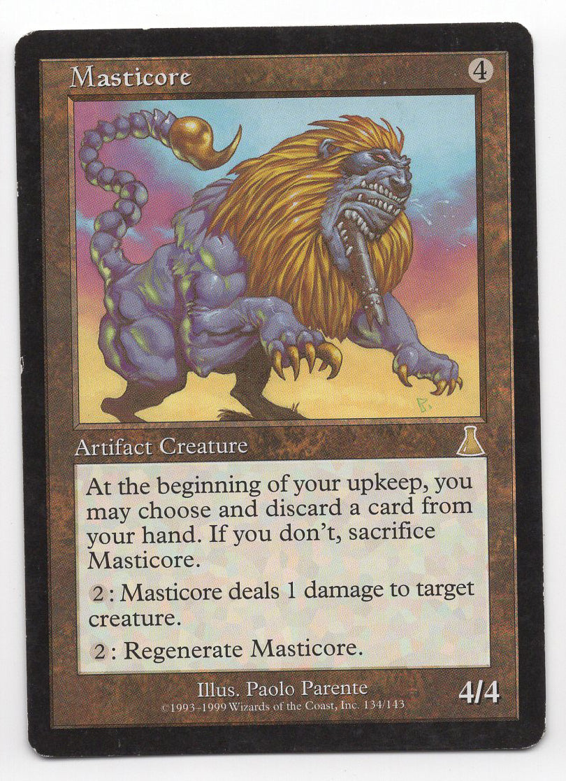 Masticore (UDS-R) Light Play