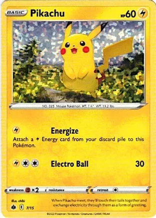 Pikachu (007/015) McDonald's Promos