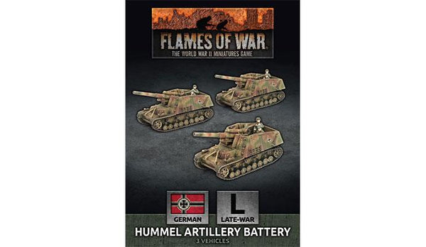 Flames of War: WWII: German (GBX158) - Hummel 15cm SP Artillery Battery