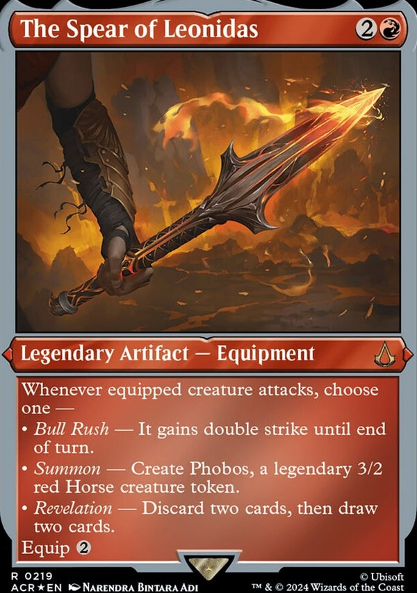 The Spear of Leonidas [#0219 Etched Foil] (ACR-R)