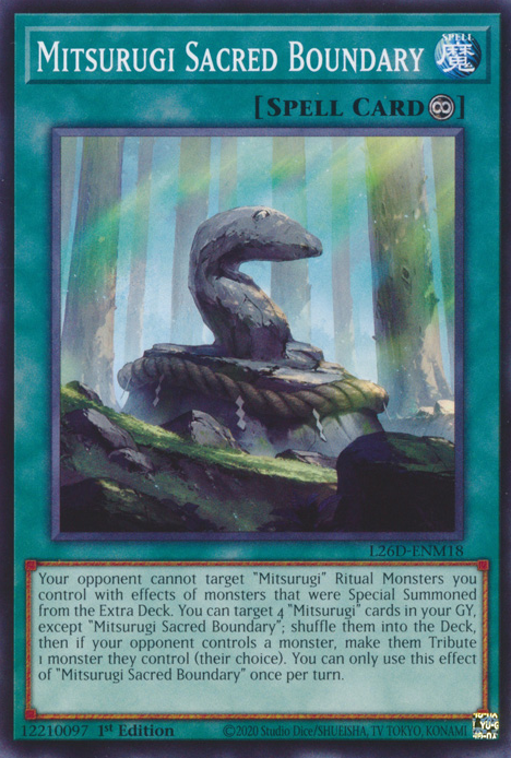 Mitsurugi Sacred Boundary (L26D-ENM18)