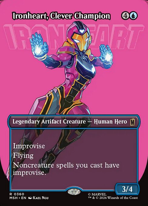 Ironheart, Clever Champion [ #0360 Borderless Logo ] (MSH-R)