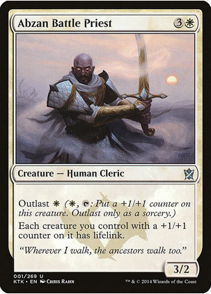 Abzan Battle Priest (KTK-U-FOIL)