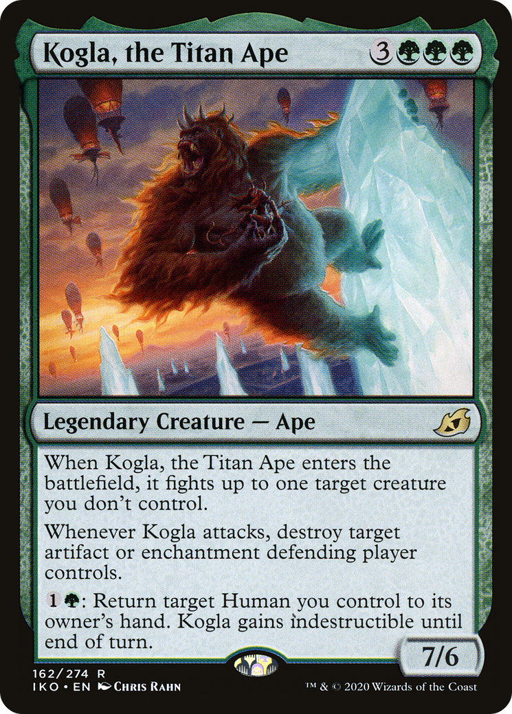 Kogla, the Titan Ape (IKO-R-FOIL) Light Play