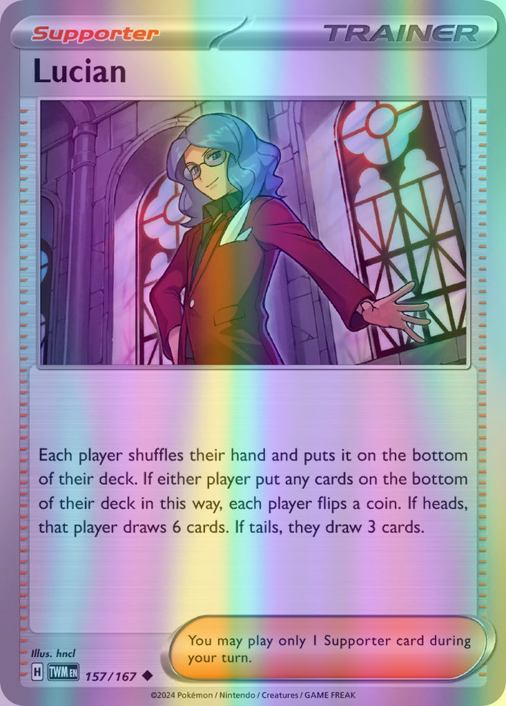 Lucian - 157/167 (TWM) Uncommon - Near Mint Reverse Holofoil