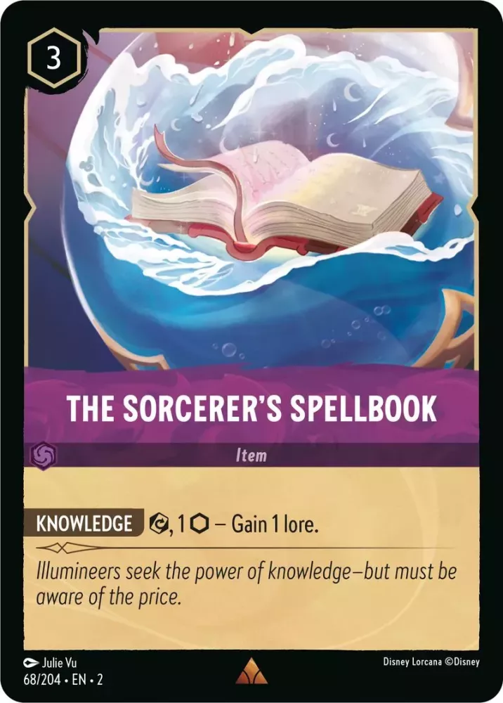 The Sorcerer's Spellbook (Rise of the Floodborn 68/204) Rare - Near Mint