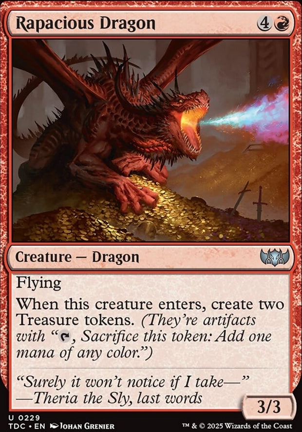 Rapacious Dragon [ #0229 ] (TDC-U)