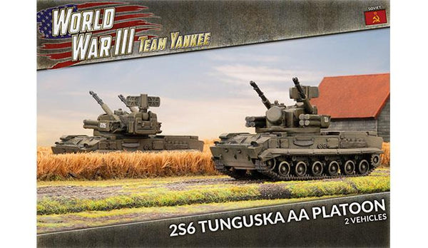 Flames of War: Team Yankee WW3: Soviet (TSBX27) - 2S6 Tunguska AA Platoon (x2)