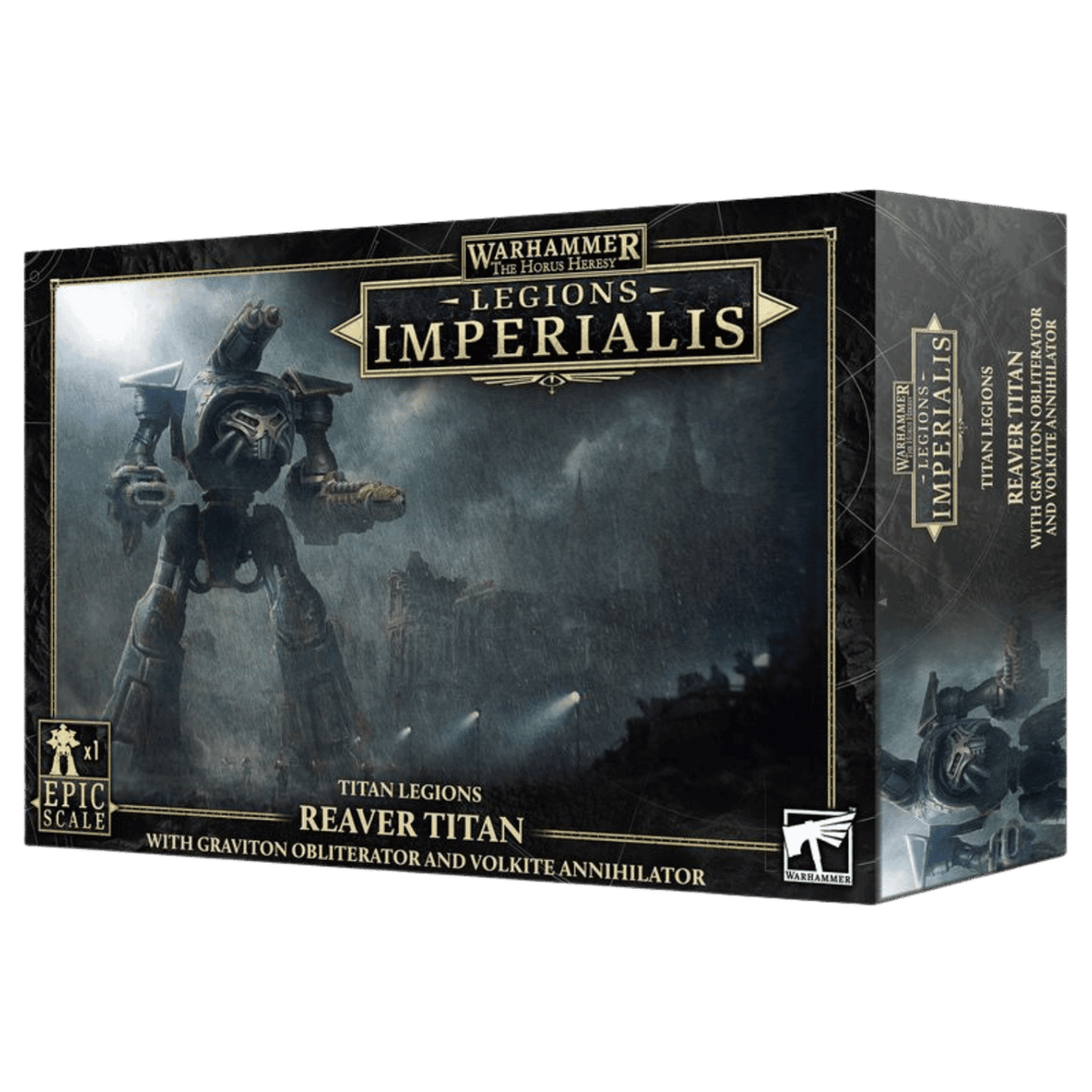 The Horus Heresy - Legions Imperialis: Titan Legions - Reaver Titan with Graviton Obliterator and Volkite Annihilator