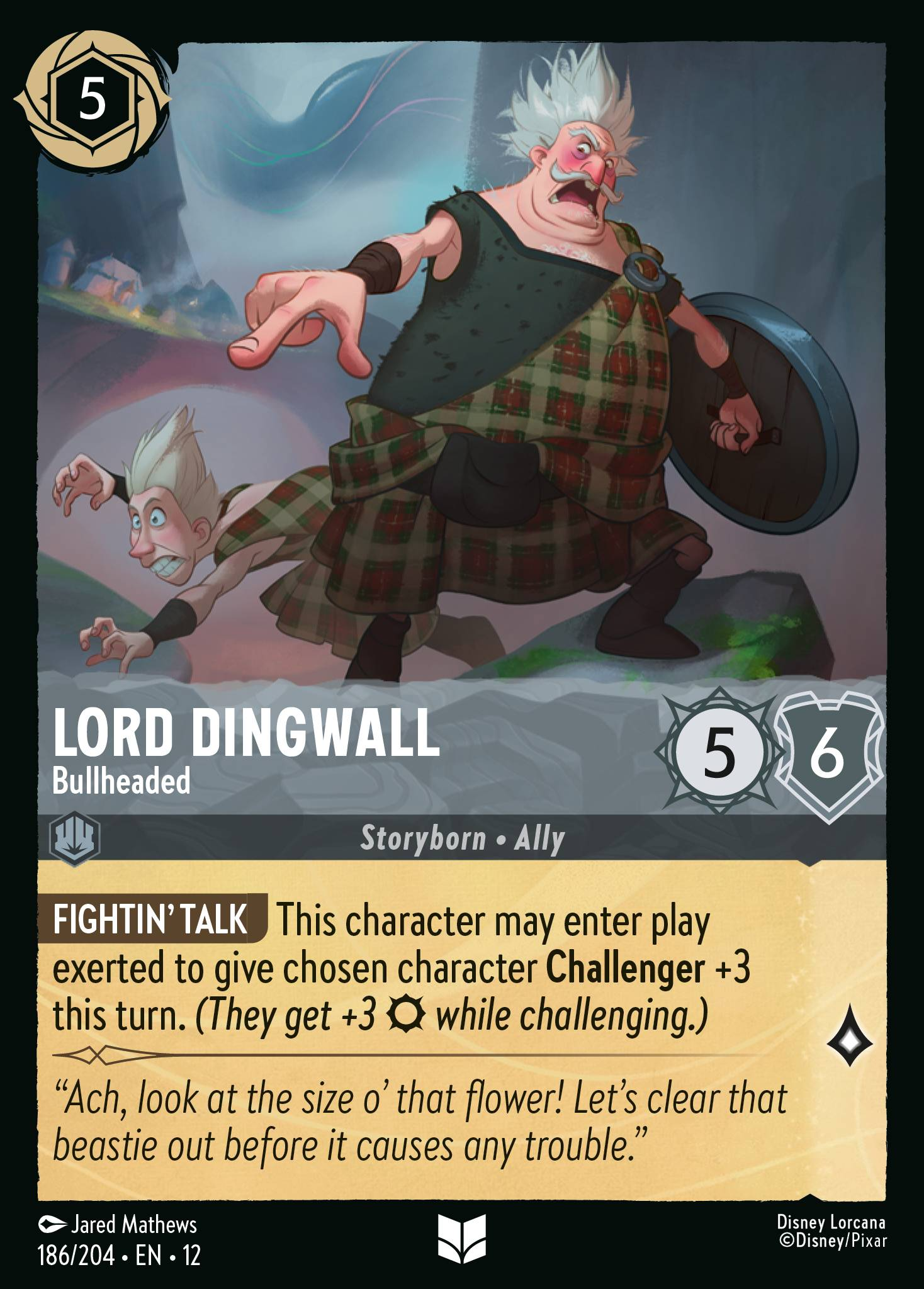 Lord Dingwall - Bullheaded (Wilds Unknown - 186/204) Uncommon