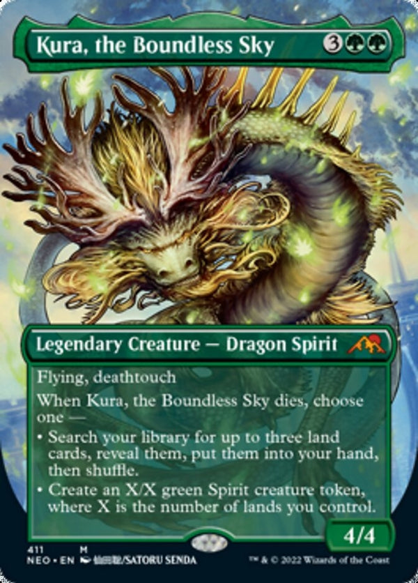 Kura, the Boundless Sky [#411 Alternate-Art Borderless] (NEO-M)