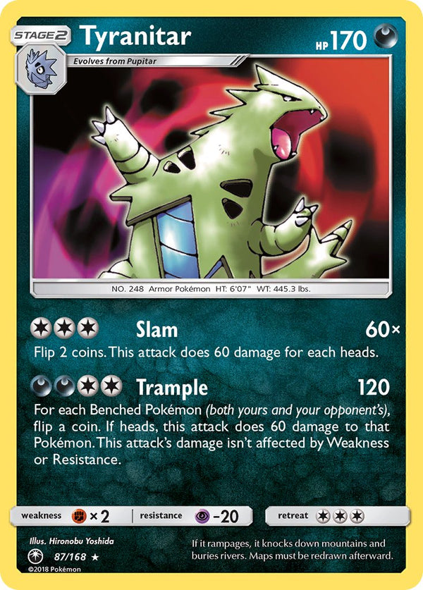 Tyranitar - 087/168 (CES) Holo Rare - Near Mint Holofoil