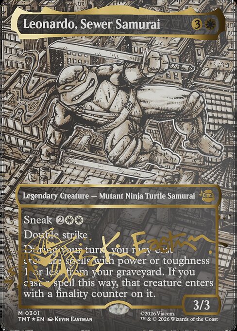 Leonardo, Sewer Samurai [ #0301 Headliner ] (TMT-M)
