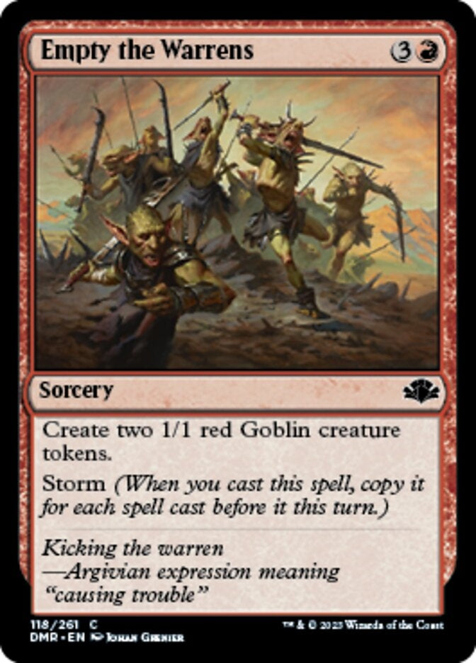 Empty the Warrens (DMR-C)