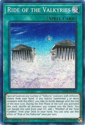 Ride of the Valkyries (SHVA-EN006) Secret Rare 1st Edition