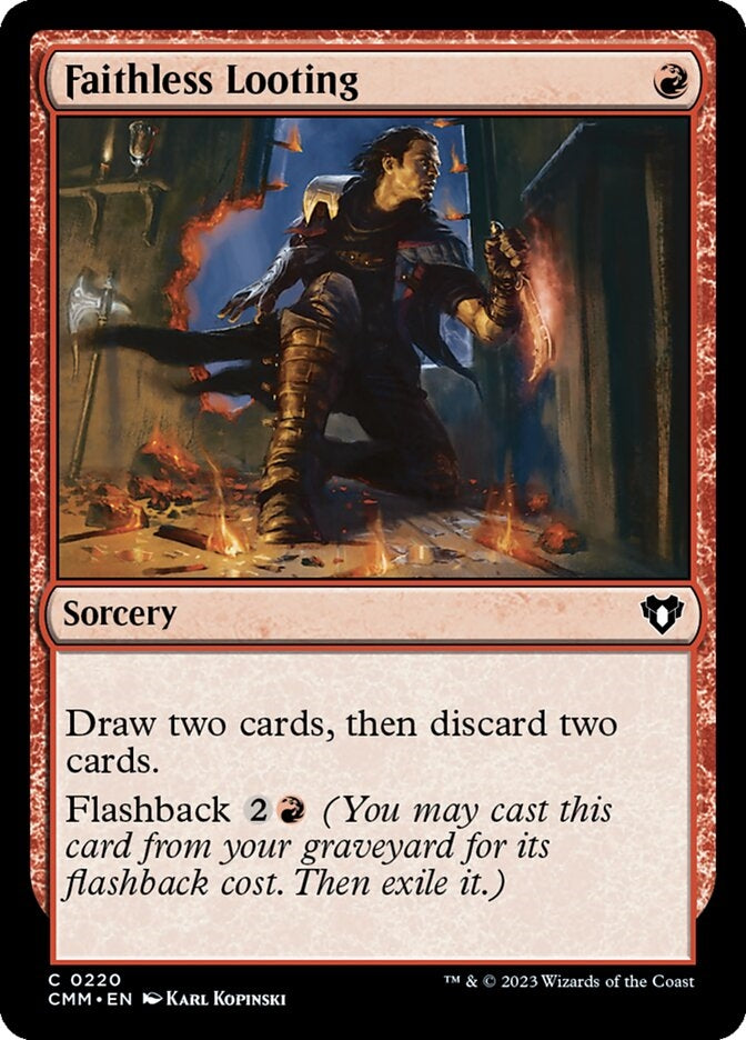 Faithless Looting [#0220] (CMM-C)