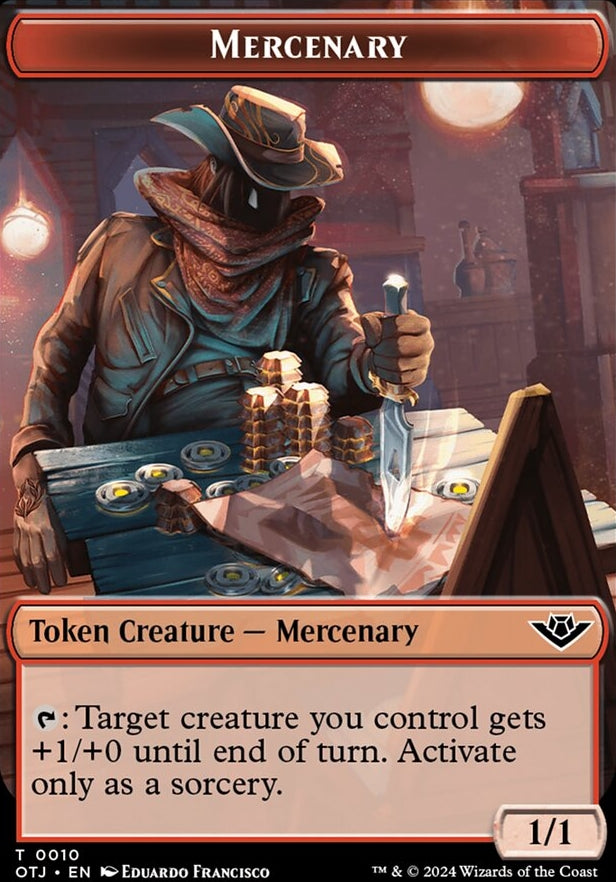 Mercenary Token [#0010] (OTJ-T)