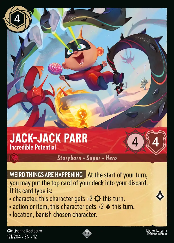 Jack-Jack Parr - Incredible Potential (Wilds Unknown - 121/204) Super Rare
