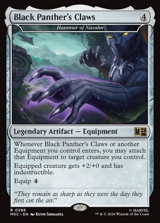 Black Panther's Claws - Hammer of Nazahn [ #0286 ] (MSC-R)