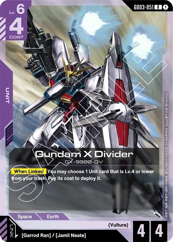 Gundam X Divider - GD03-051 (GD03) - Near Mint (R)
