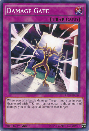 Damage Gate (BP03-EN218) Common - Near Mint 1st Edition