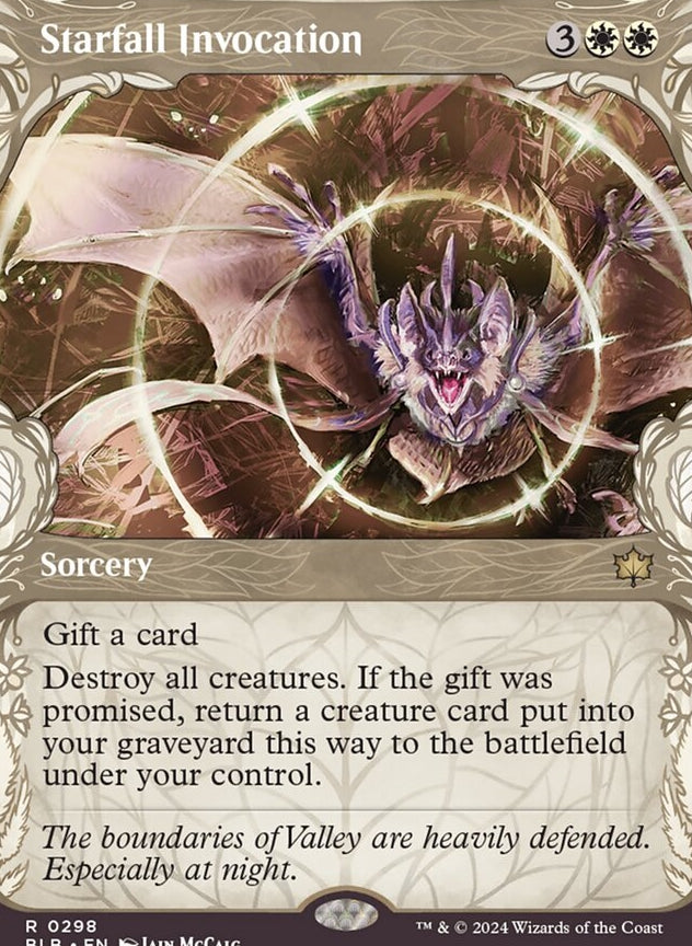 Starfall Invocation [#0298 Showcase] (BLB-R-FOIL)