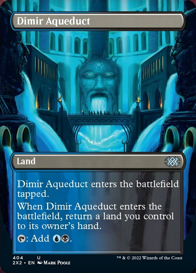 Dimir Aqueduct [#404 Alternate-Art Borderless] (2X2-U)