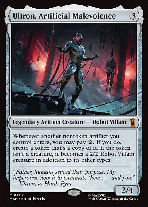 Ultron, Artificial Malevolence [ #0252 ] (MSH-M)