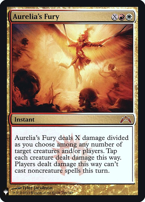 Aurelia's Fury [Mystery Booster Retail Foils #083] (GTC-M-FOIL)