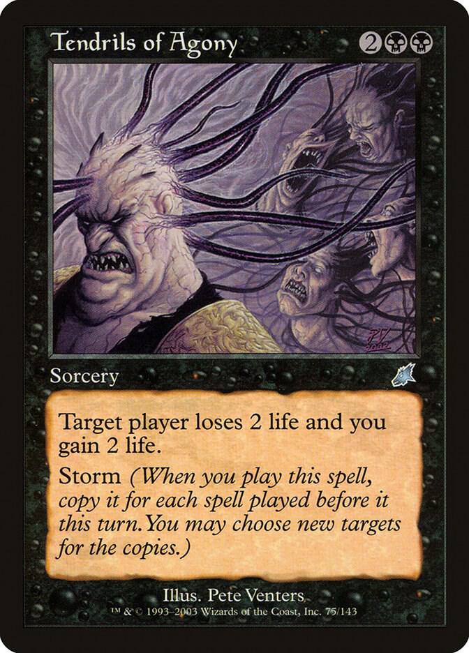 Tendrils of Agony (SCG-U-FOIL) Light Play