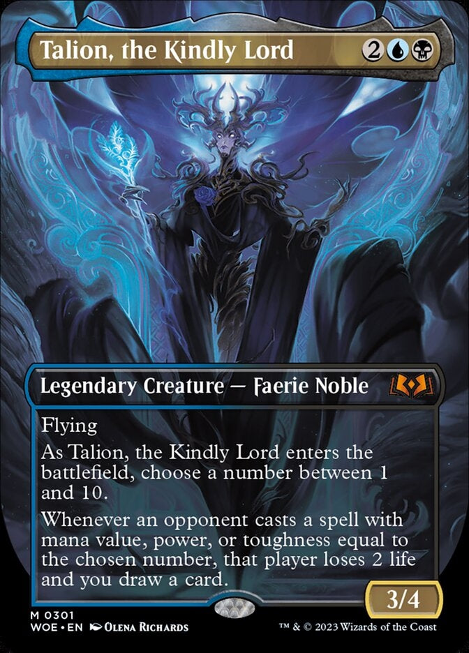 Talion, the Kindly Lord [#0301 Alternate-Art Borderless] (WOE-M)