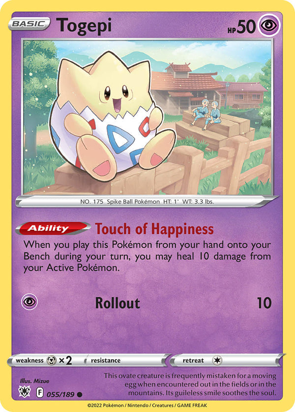 Togepi - 055/189 (SWSH10) Common - Near Mint