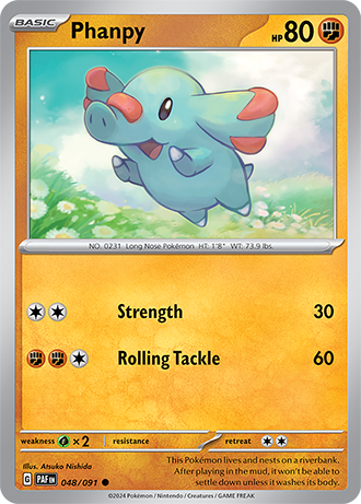 Phanpy - 048/091 (PAF) Common - Near Mint