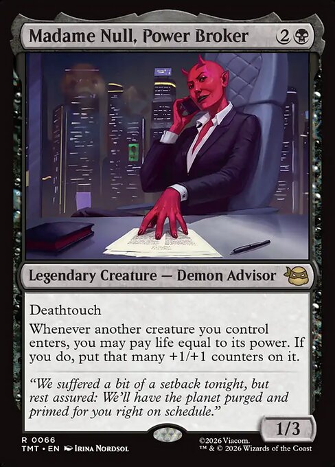 Madame Null, Power Broker [ #0066 ] (TMT-R)