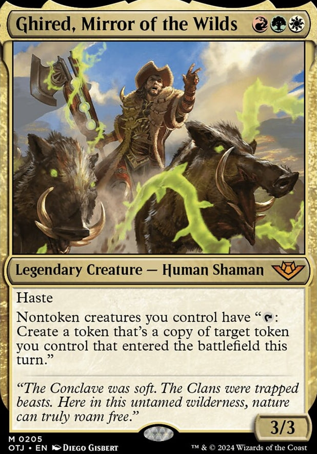 Ghired, Mirror of the Wilds [#0205] (OTJ-M-FOIL)