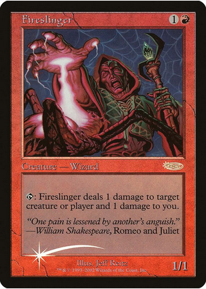 Fireslinger (FNM-P-FOIL) Heavy Play